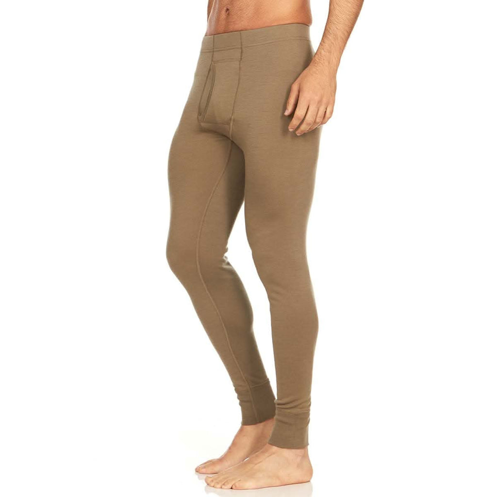 Midweight Men's Wool Bottom Thermal Base Layer -  100% Merino Wool