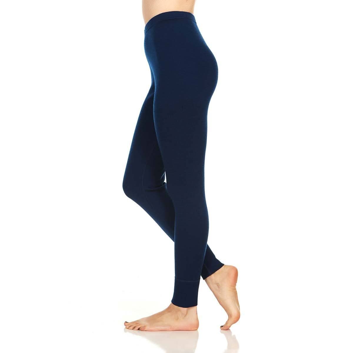 Midweight Women's Wool Bottom Thermal Base Layer - 100% Merino Wool