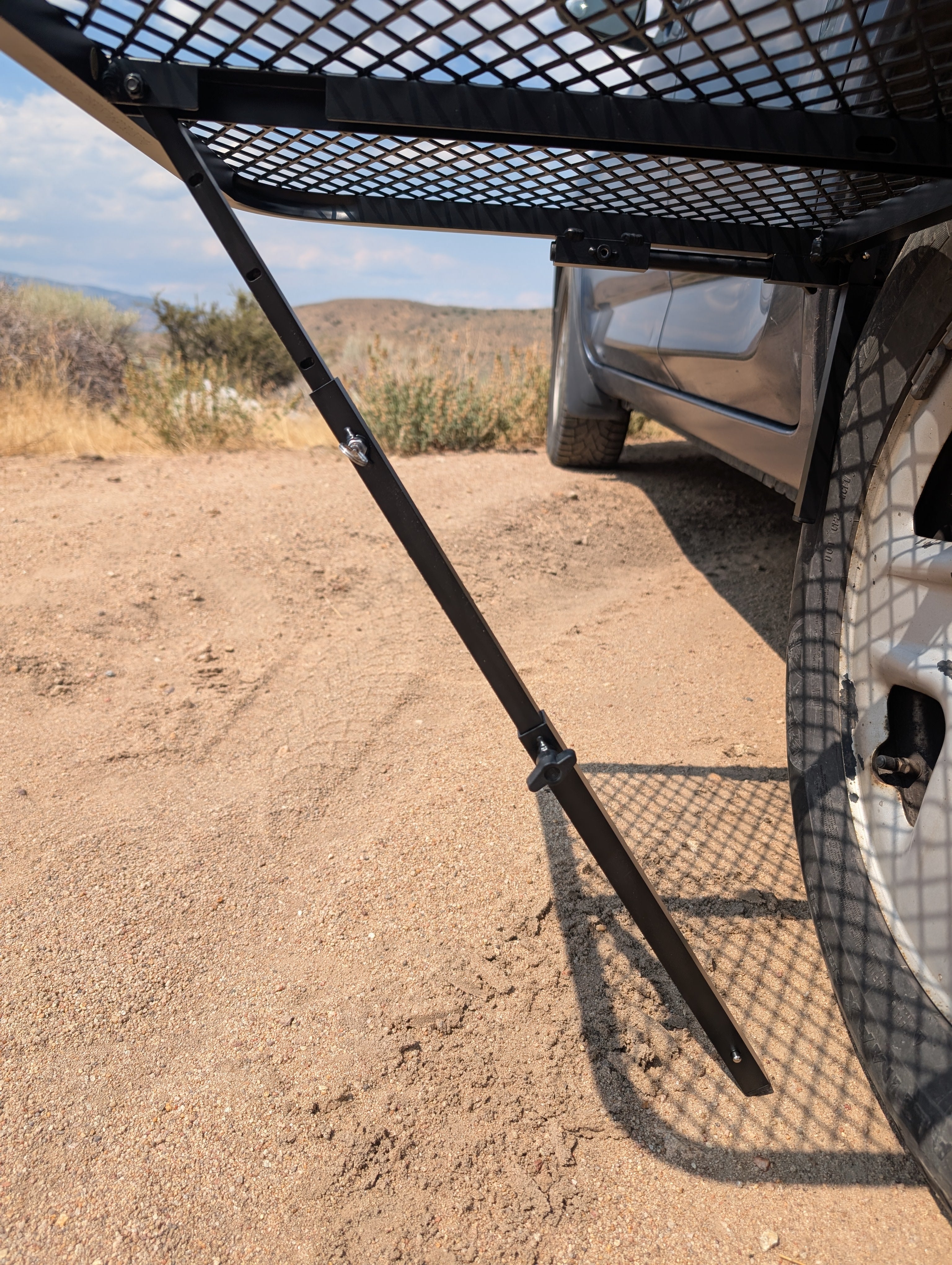 SMALL -  Aluminum Camping Tire Table