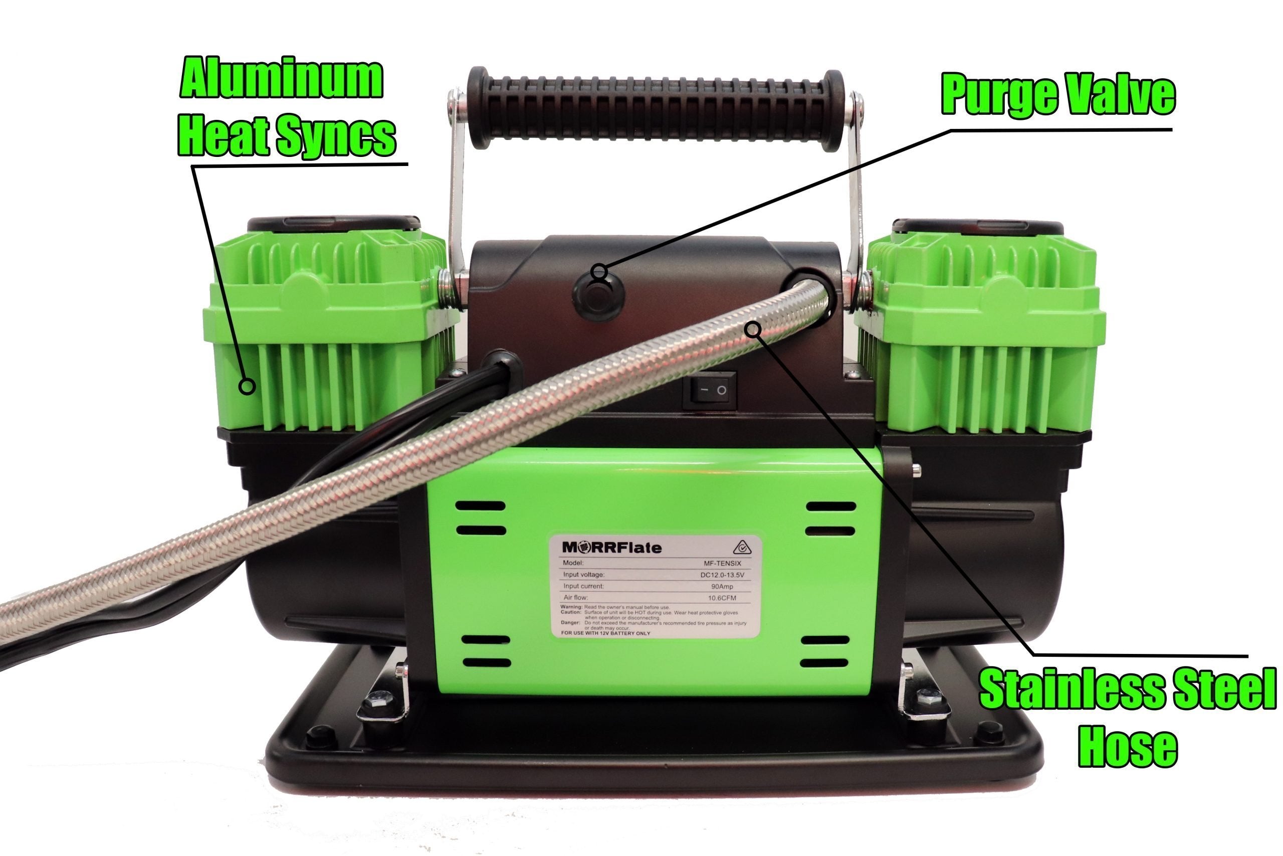 MORRFlate TenSix Portable 12v Off Road Air Compressor - Gen2