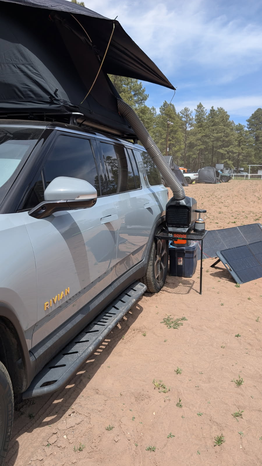 SMALL -  Aluminum Camping Tire Table